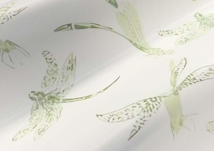 Dragonflies, Green - Twist&Fit Roman Blind - Image 4